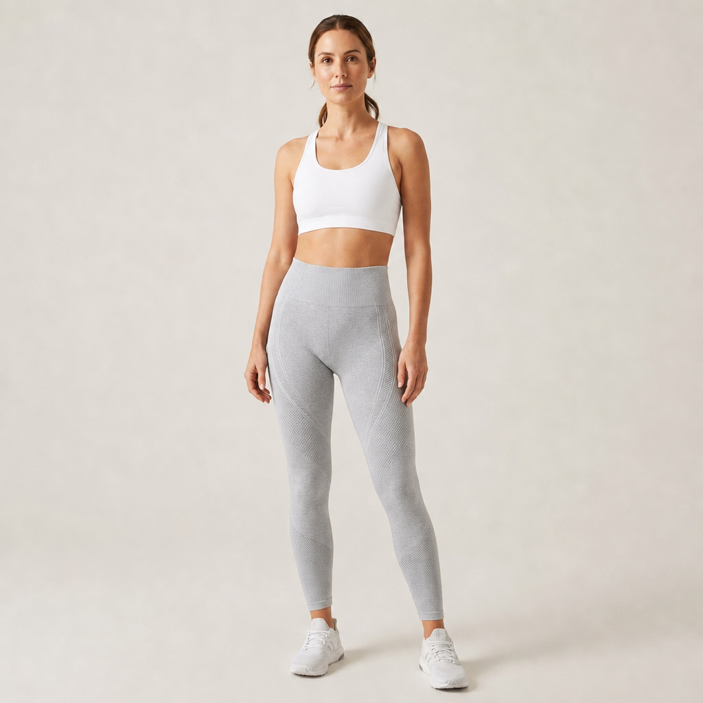 AuraLift 3D Leggings — Grey