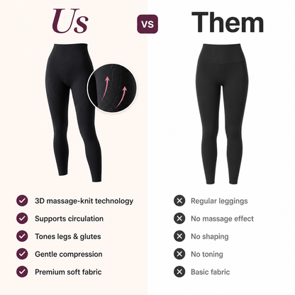 AuraLift vs regular leggings comparison